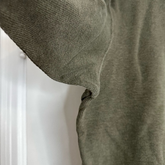 Men’s Natural Issue Outdoor Life 100% Cotton Olive Green Pullover Large. Thick. - Picture 8 of 10